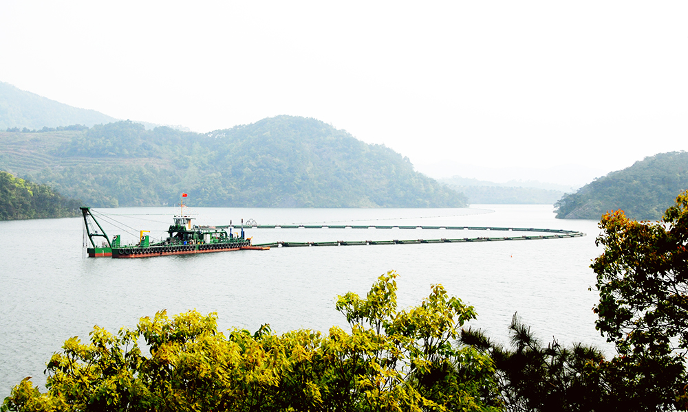 浙江溫嶺市湖漫水庫底泥環保疏浚工程